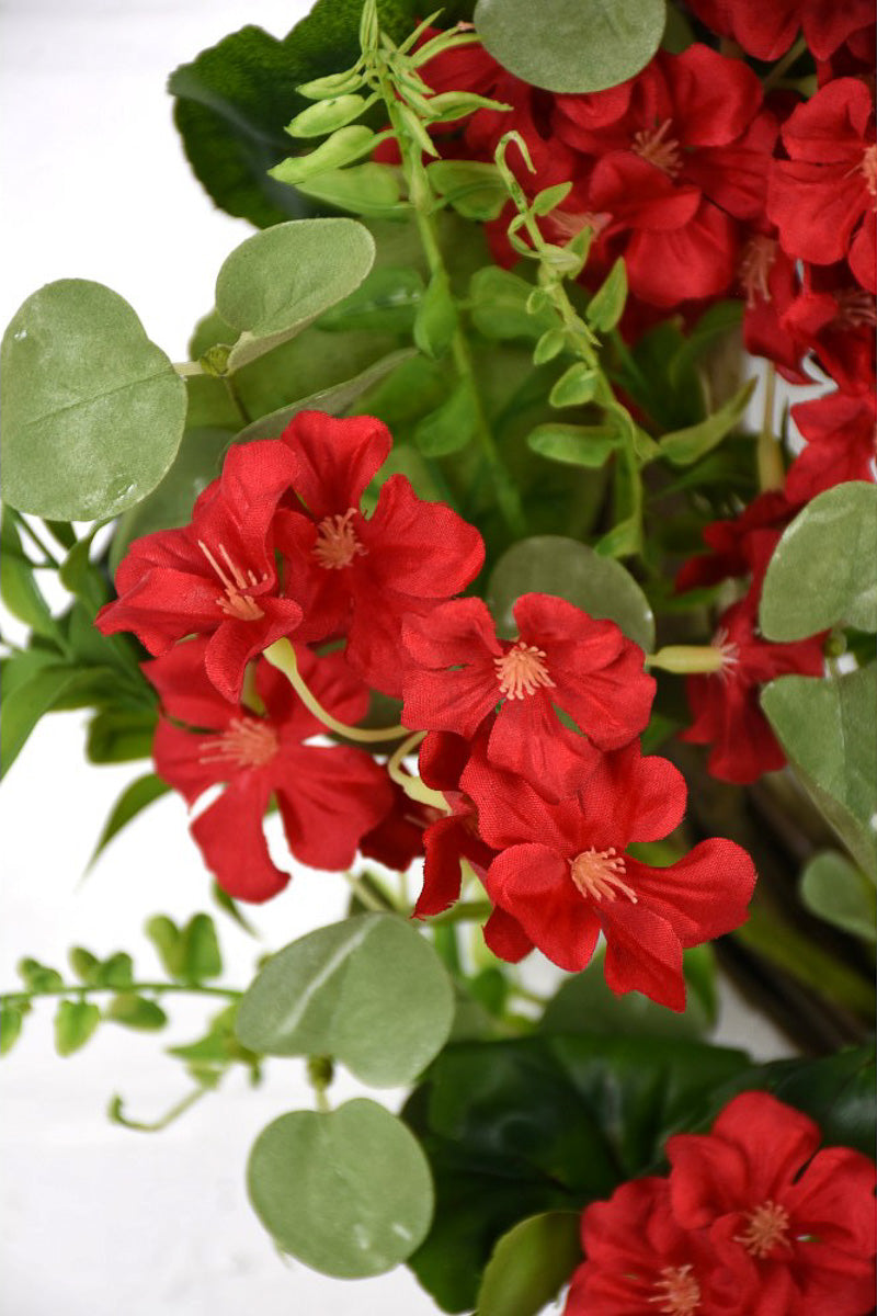 SILK WRTH GERANIUM MXD FLG 24"