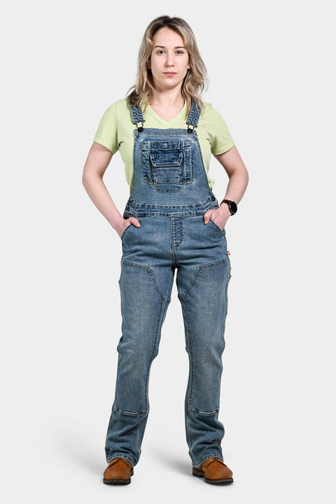 Dovetail Workwear Freshly Overalls in Vintage Indigo Denim 4X30