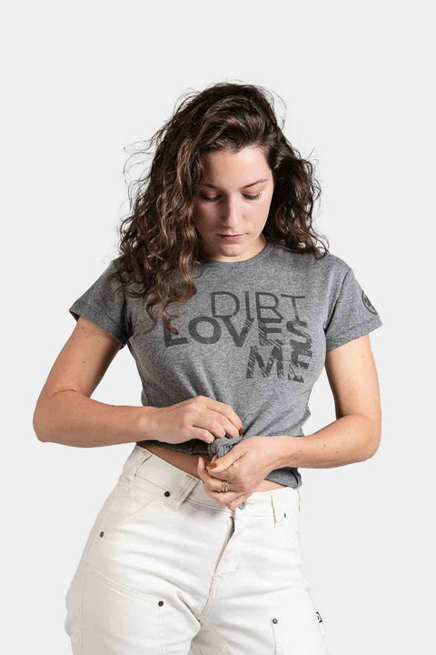 SHIRT, DIRT LOVES ME TEE MD