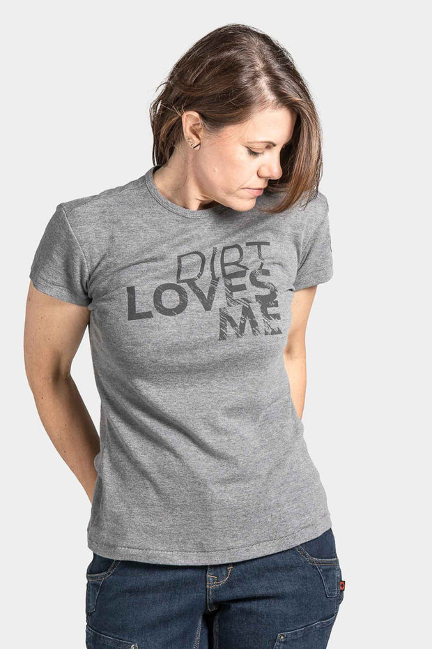 SHIRT, DIRT LOVES ME TEE MD