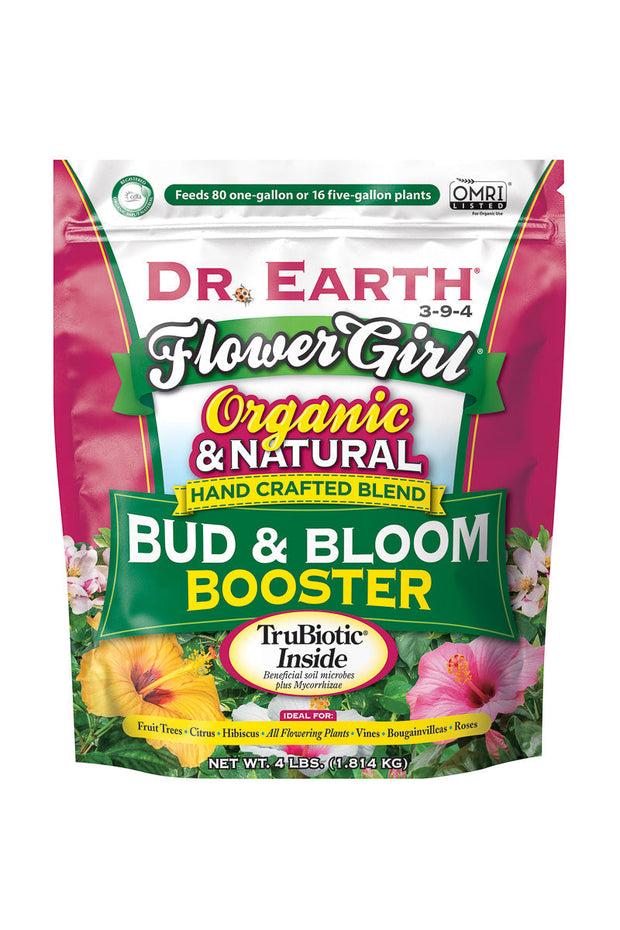 Dr. Earth Organic Bud & Bloom Booster 3-9-4 Fertilizer 4 lb