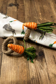 NAPKIN RING, CARROT 4"