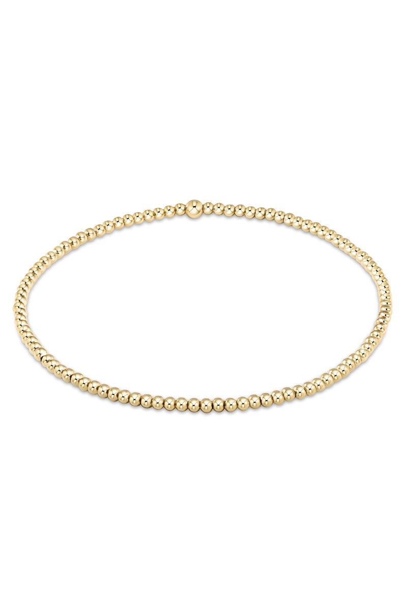 enewton Classic Gold 2mm Bead Bracelet