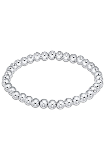 BRACELET 5MM BEAD STERLING