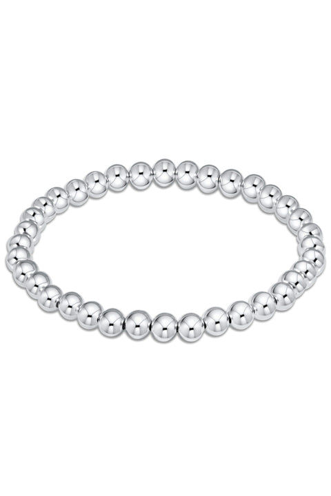 BRACELET 5MM BEAD STERLING