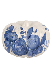 Figural Pumpkin Blue Camellia Medium