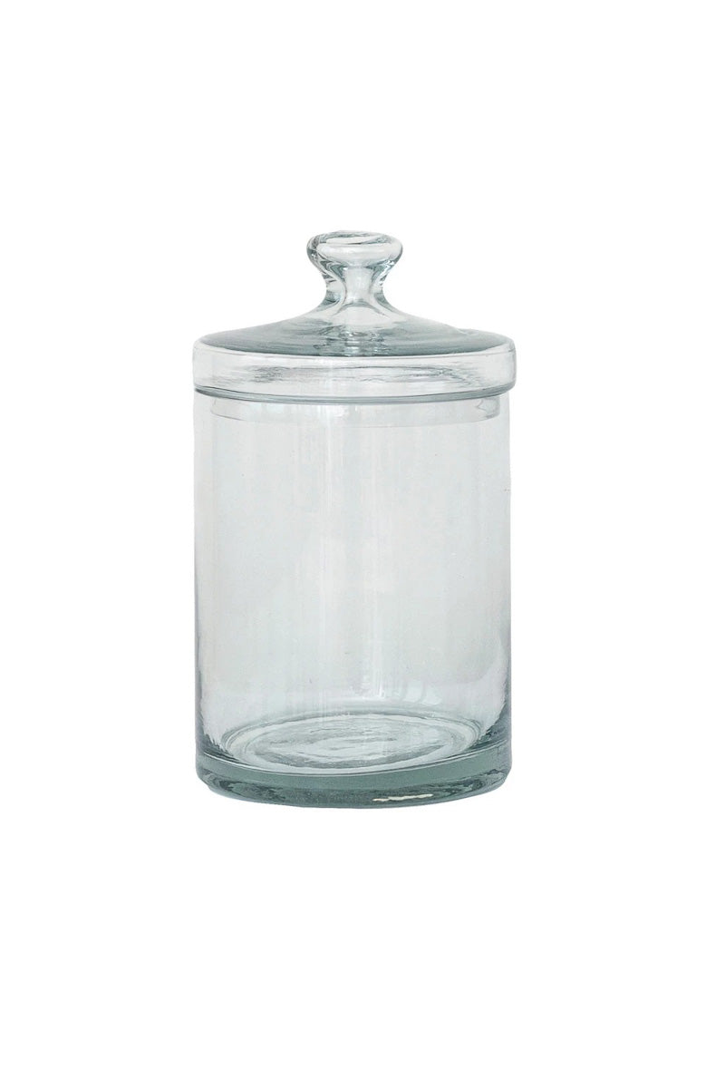 Creative Co-Op Glass Jar with Lid Clear 4 Cup