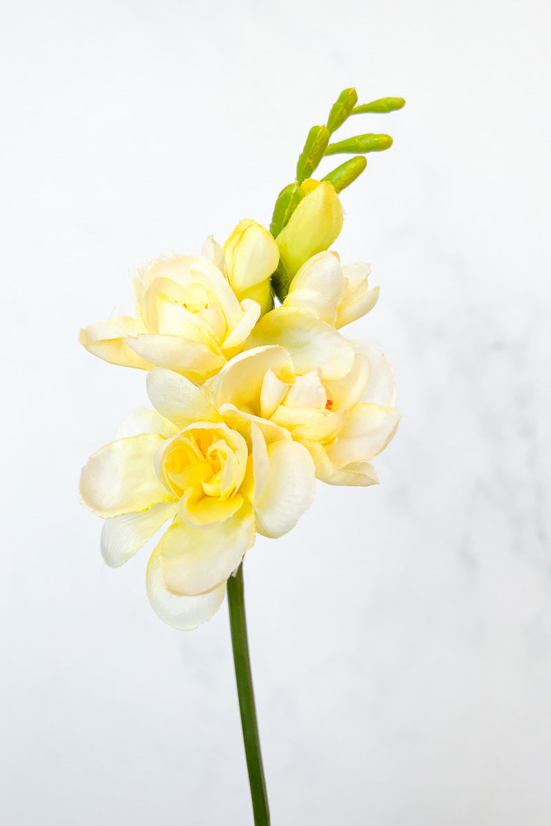 Silk Spray Freesia 22" Yellow/So