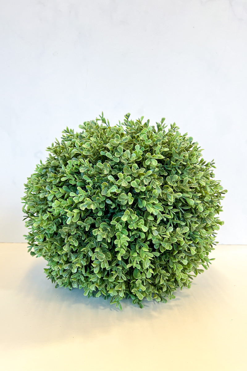 Faux Boxwood Ball 9.5" Green