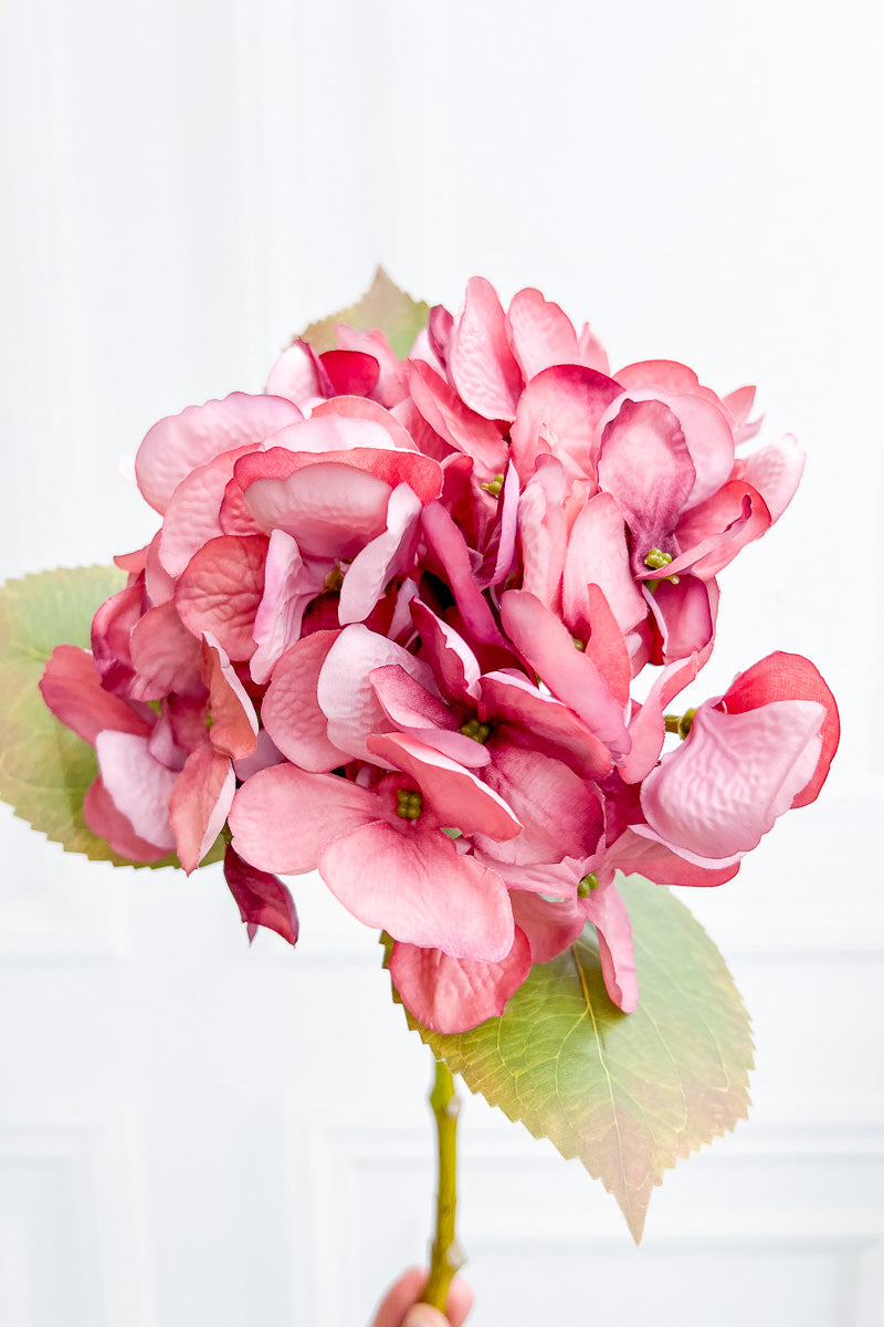 Silk Spray Hydrangea 17.5" Bb/M