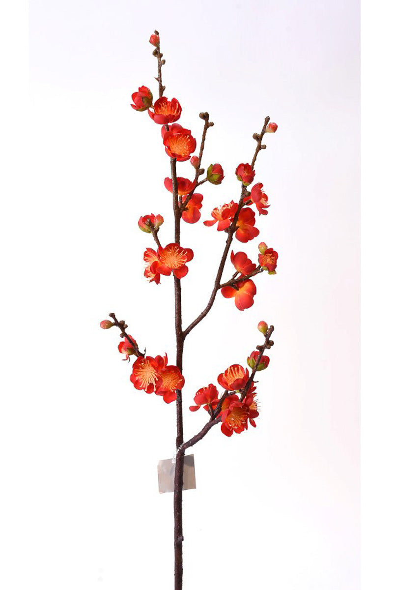 SILK PLUM BLSSM BRNCH 35" RED