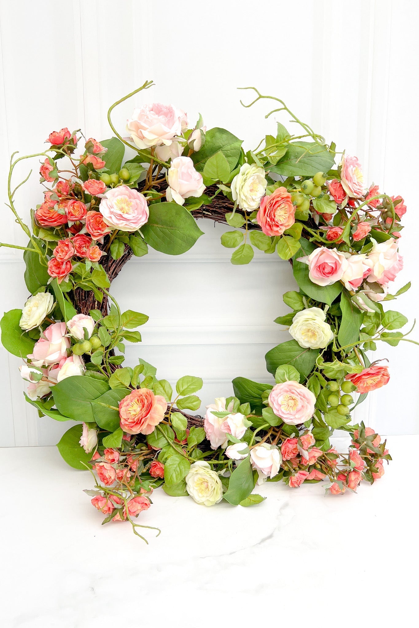 WREATH, ROSE 24"