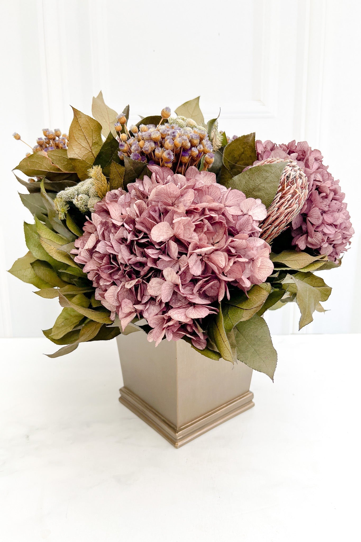 Silk, Preserved Floral Arrange