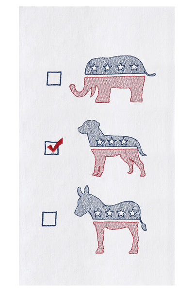 TOWEL, DOG POLITICAL PARTY