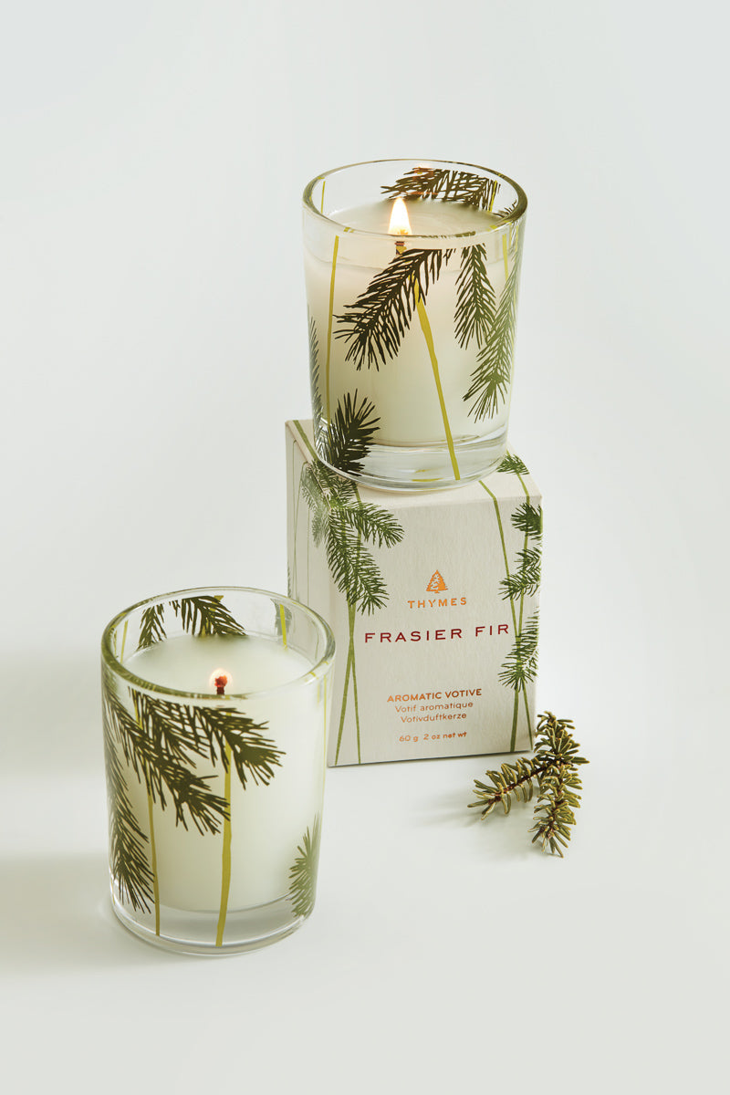 Thymes Frasier Fir Pine Needle Votive Candle