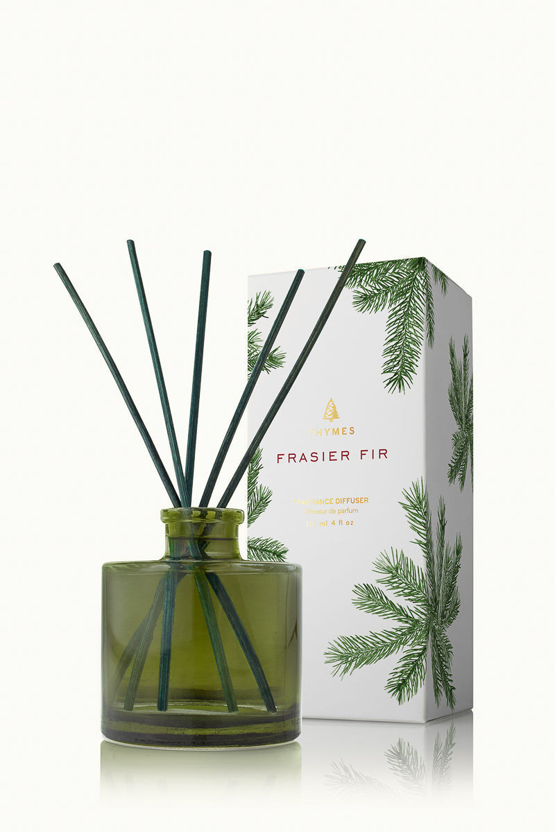 Thymes Frasier Fir Pine Needle Reed Diffuser Petite Green