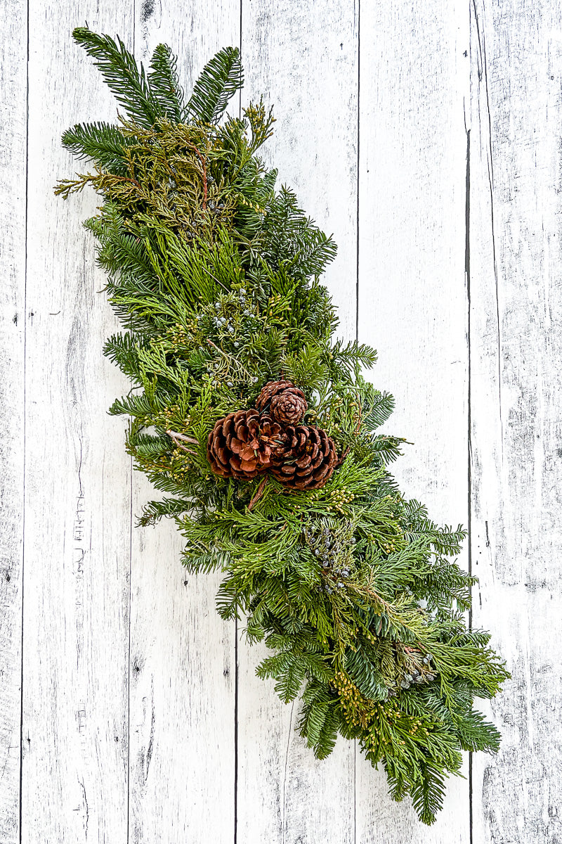 Mantelpiece, Mixed Noble Fir 48"