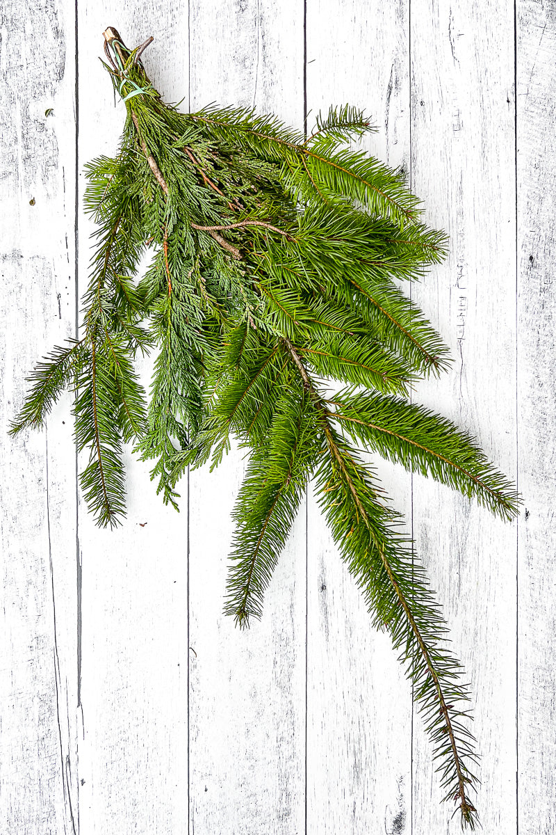 Bouquet, Mixed Cedar Noble Pine