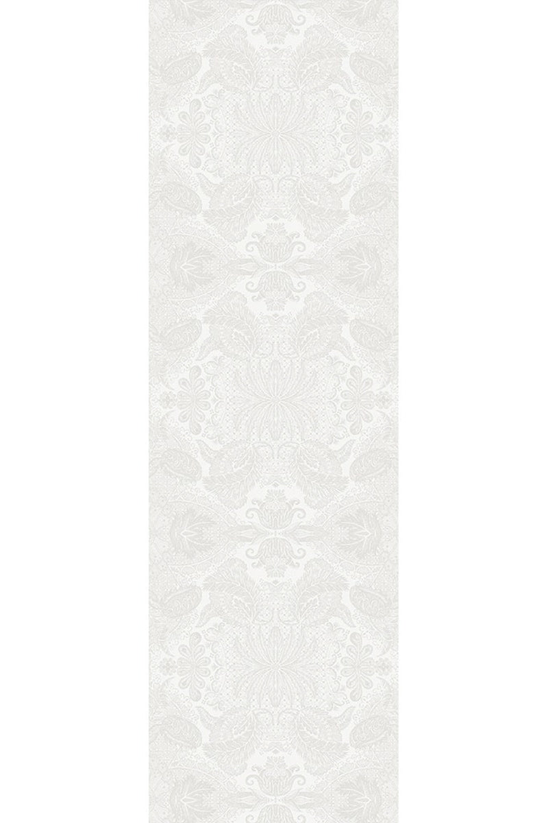 Garnier-Thiebaut Mille Isaphire Coated Tablecloth 69"x98" Blanc