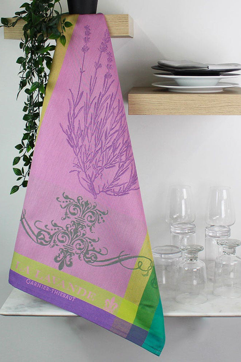 Garnier-Thiebaut Lavande Mauve Kitchen Towel