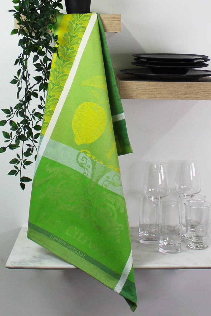 Garnier-Thiebaut Citron Zeste Kitchen Towel