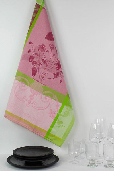 Garnier-Thiebaut Fraisier Rose Towel 22" x 30"
