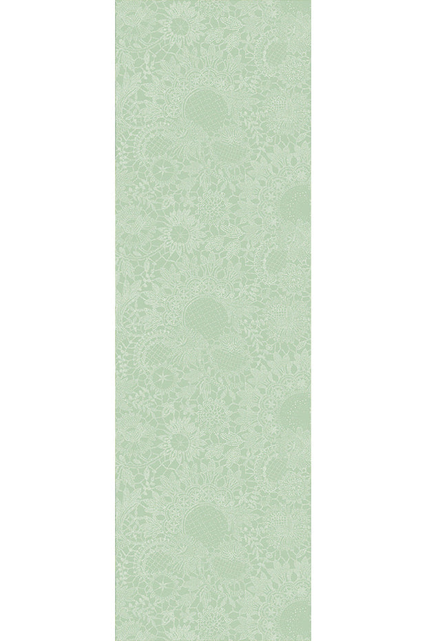 Garnier-Thiebaut Mille Guipures Jade Tablecloth 71" Round