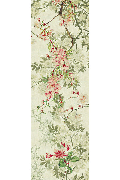 Garnier-Thiebaut Ombre Des Cerisiers Naturel Tablecloth 61" x 102"