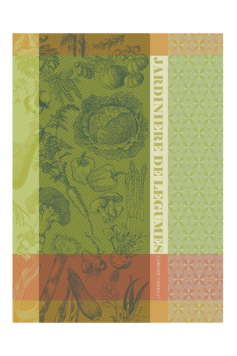 Garnier-Thiebaut Jardiniere Kitchen Towel Vert