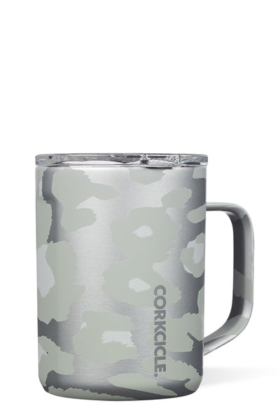 Corkcicle Mug Snow Leopard 16 oz