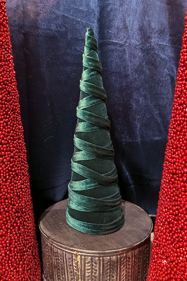 Velvet Cone Tree Green Small