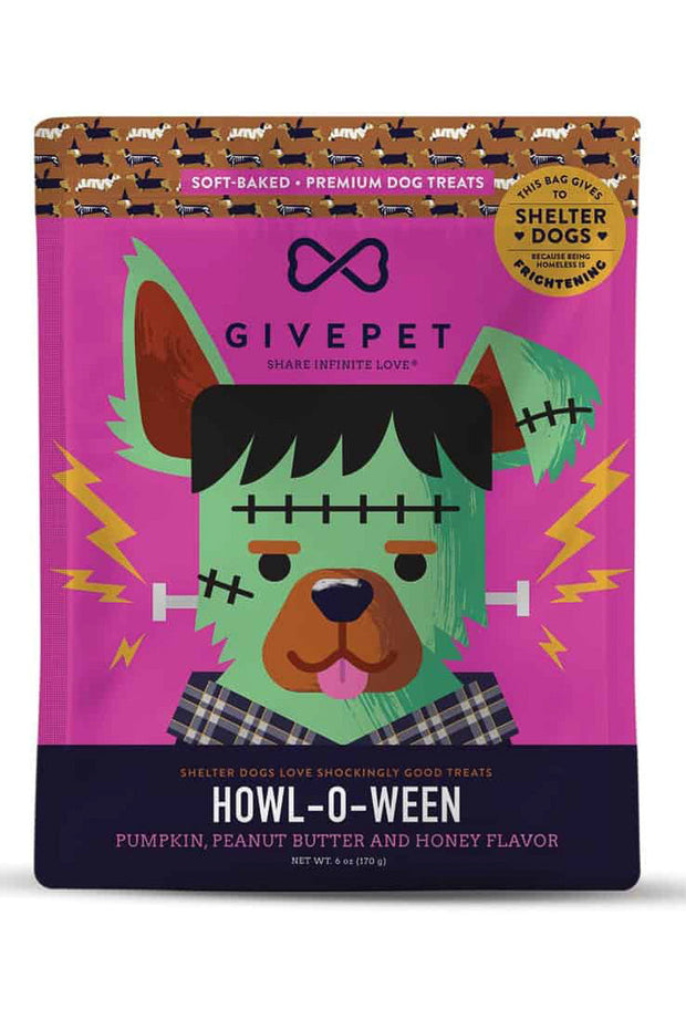 Givepet | Howl-O-Ween | Soft Baked Dog Treats 6 oz