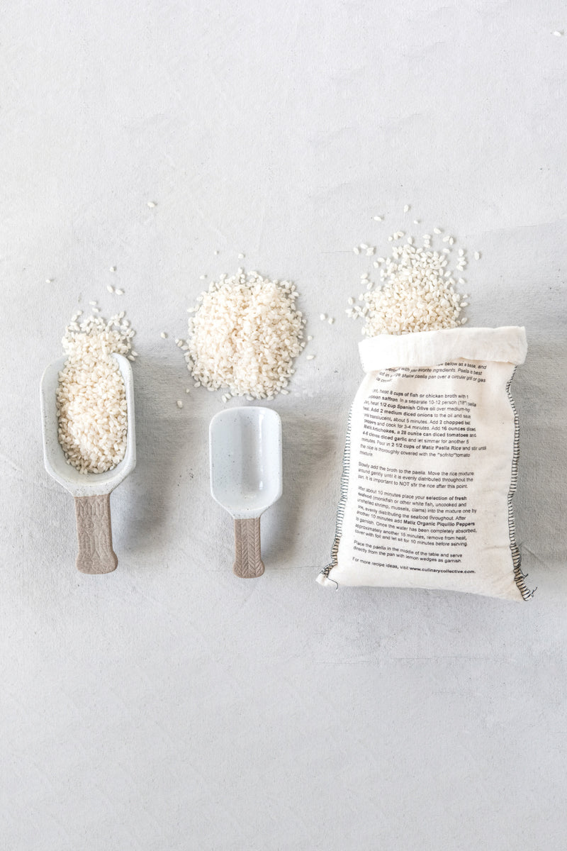 SCOOP, PORCELAIN WHITE SET/2