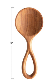 SPOON, WOOD DOUSSIE 5"