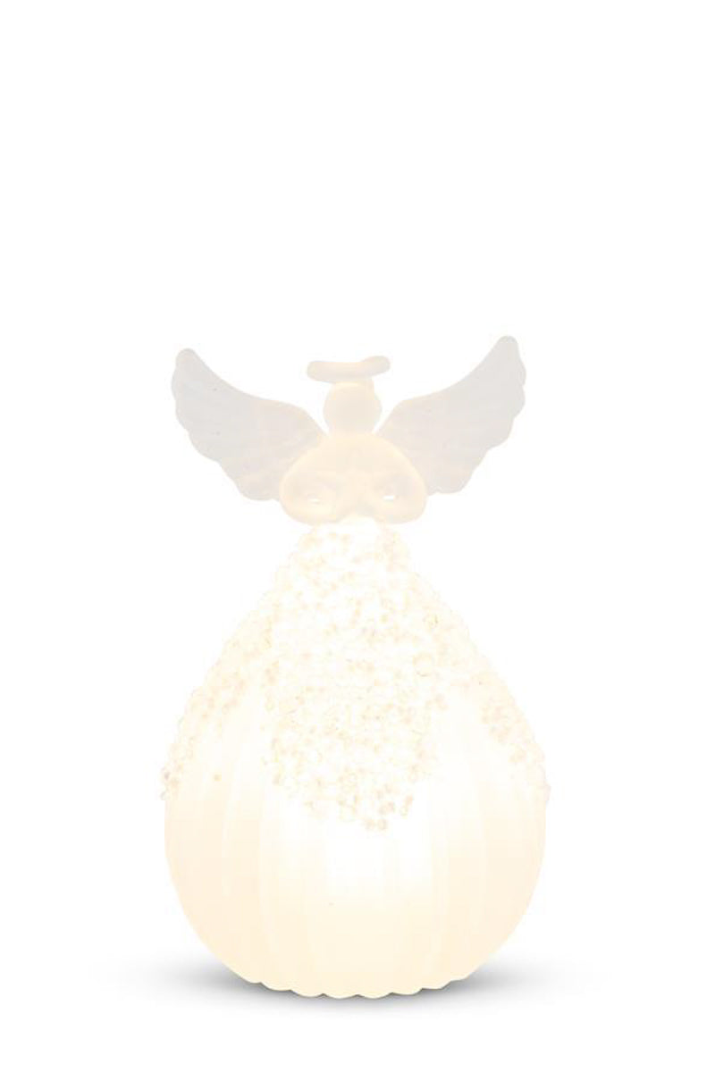 ANGEL LED RBBD GLS W/BEADS 5"