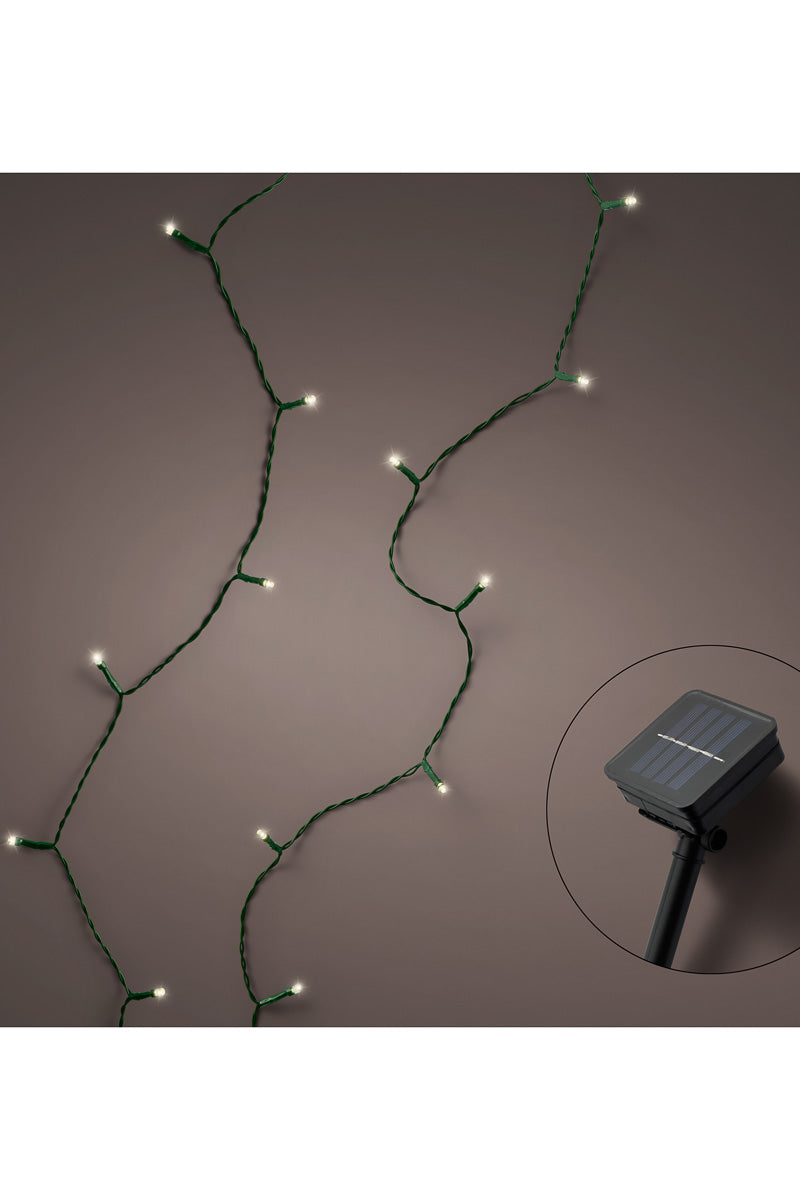 Solar String Lights Twinkling Warm White