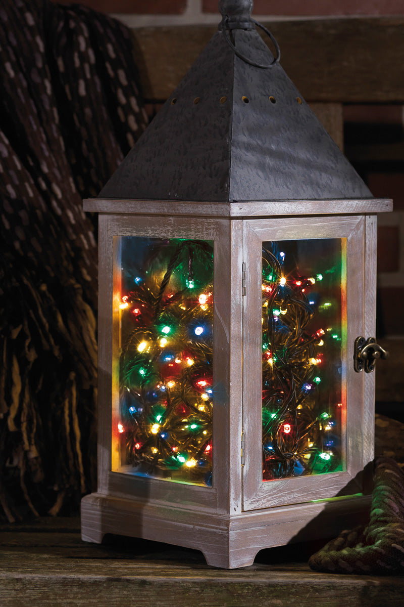 Lumineo LED Basic Lights Twinkle Effect Battery Operated Outdoor 48 Lights Multi Color