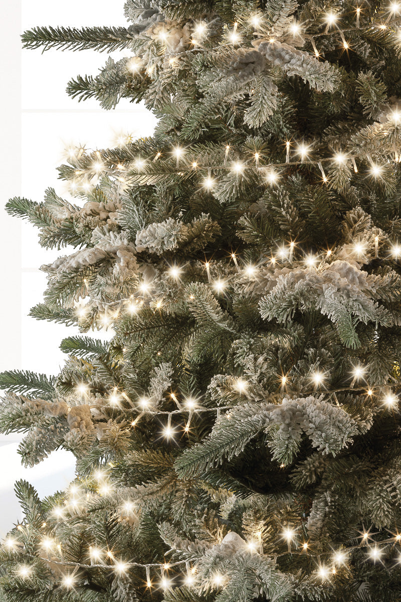 LED Compact Twinkle Effect White Cord Outdoor 500 Lights Warm White