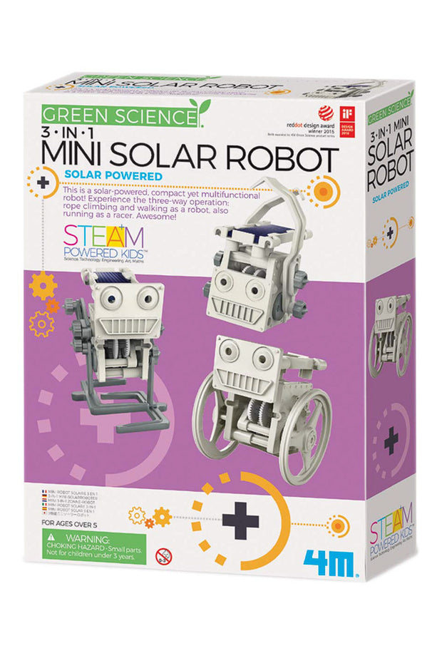 4M Green Science Mini Solar Robot 3 in 1