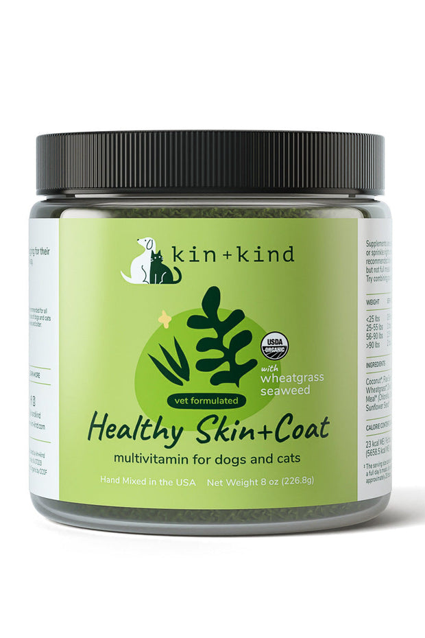 kin+kind Healthy Skin & Coat Supplement 8 oz