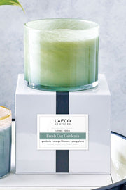 Lafco 3 Wick Candle Fresh Cut Gardenia 30 oz