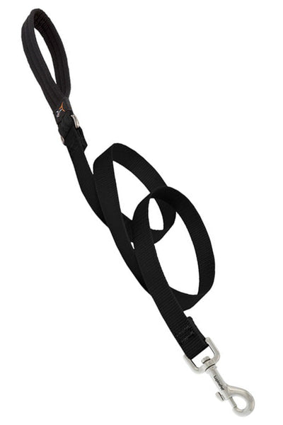 LUPINE DOG LEASH BLACK 6FT