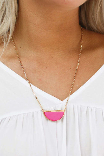NECKLACE, CHANNA PINK