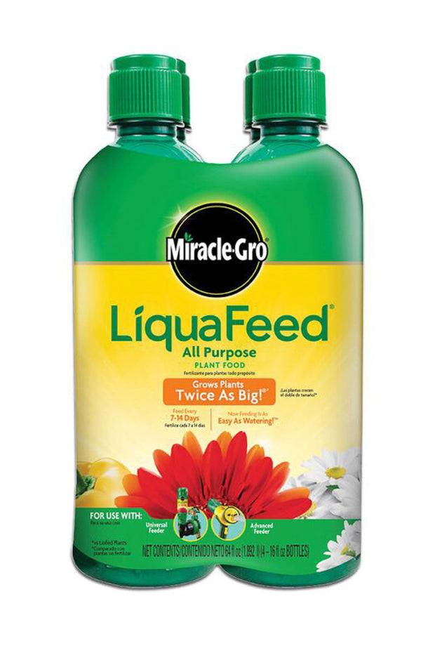 Miracle-Gro Liquafeed All Purpose Plant Food 4-Pack Refills