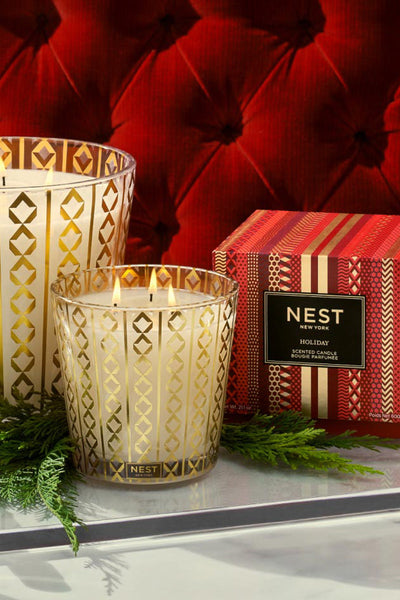 Nest 3-Wick Candle Holiday