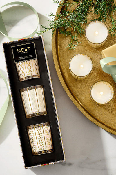 Nest Votive Candle Festive Trio Set