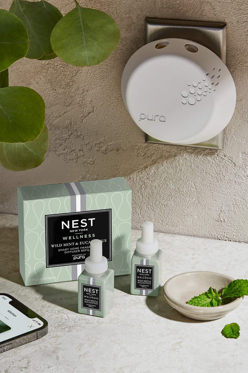 Nest x Pura Diffuser Refill Duo Wild Mint & Eucalyptus