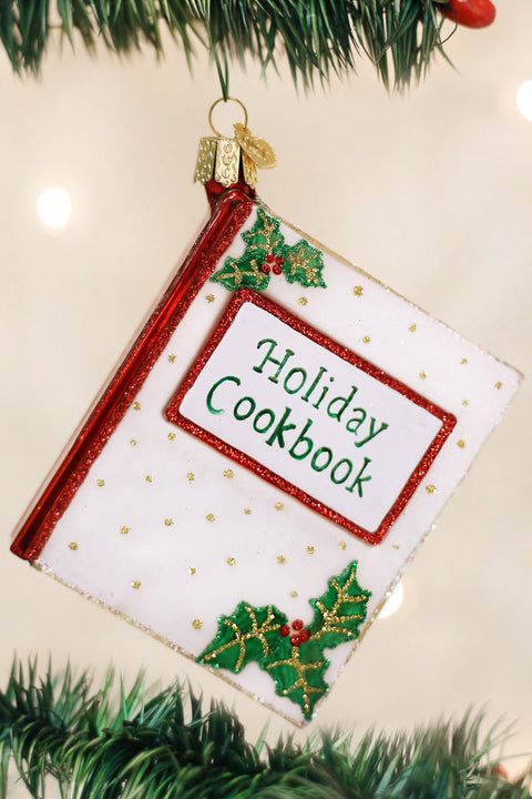 Christmas Cookbook Ornament