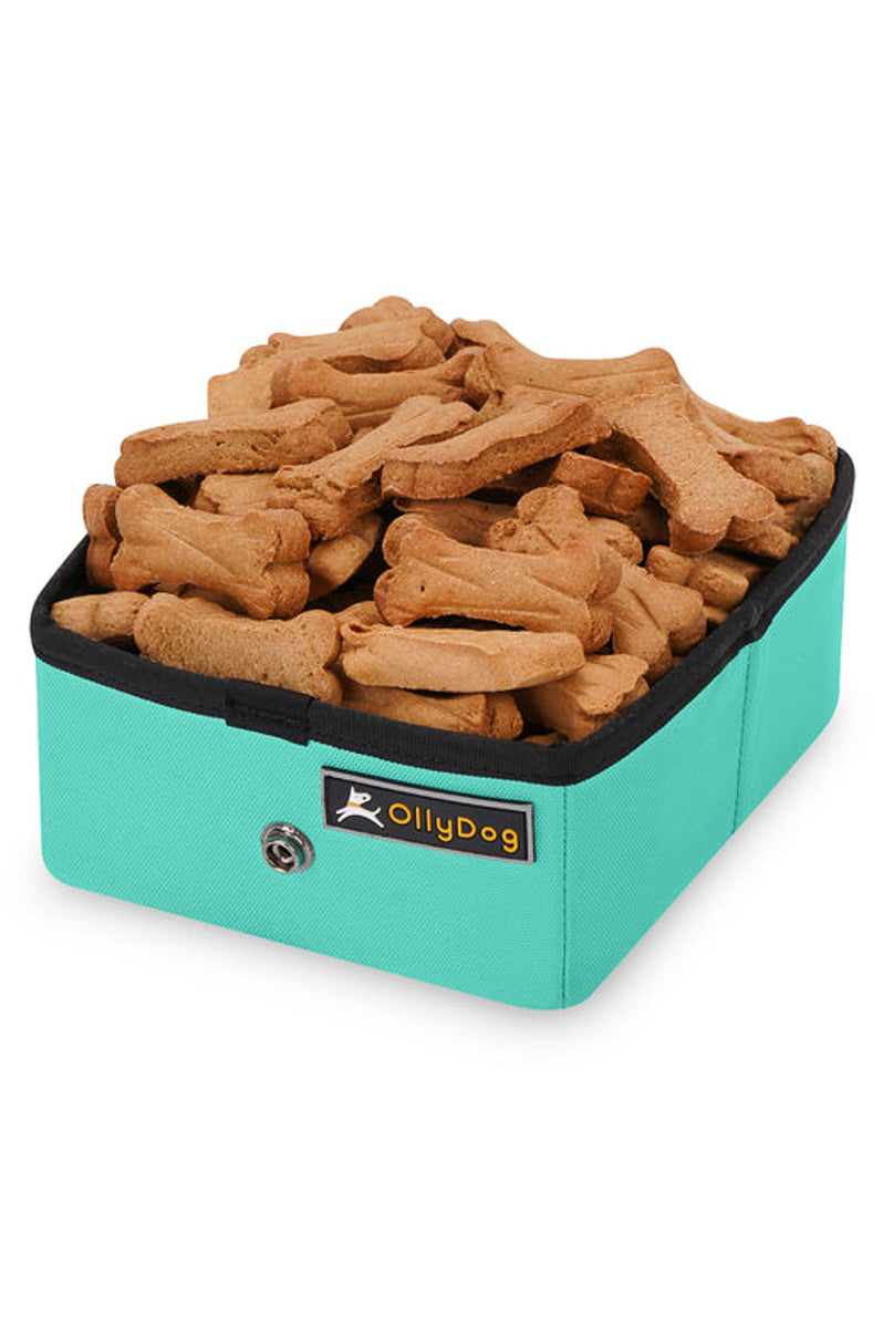 Ollydog Crumple Travel Bowl Bermuda