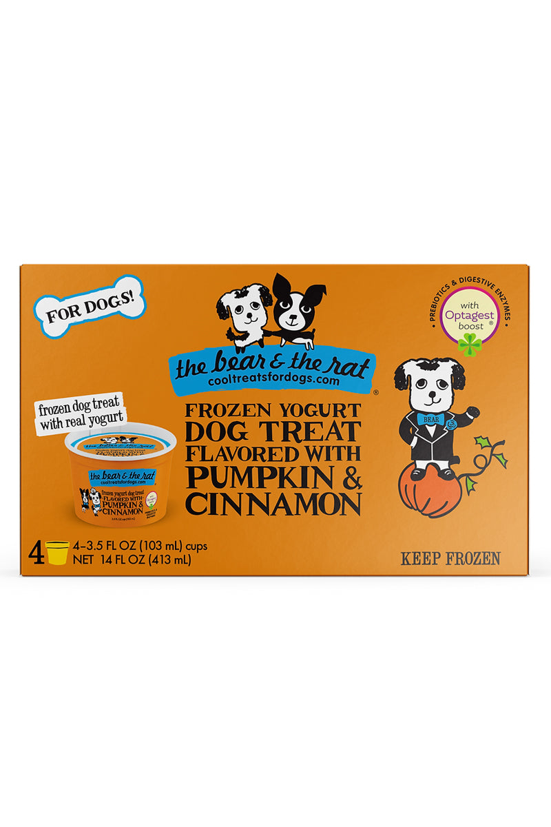 The Bear and The Rat Pumpin & Cinnamon Frozen Yogurt 4 Pack